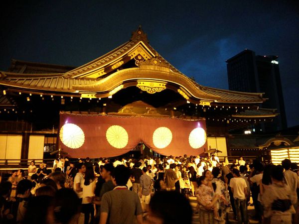 平成２９年７月１６日靖国神社・みたままつり[大型提灯献灯]