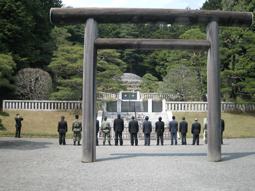 平成２０年４月２９日武藏野陵墓参