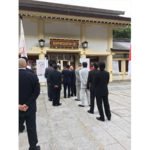平成２９年８月１５日終戦の日、中京本部愛知県護国神社拝礼