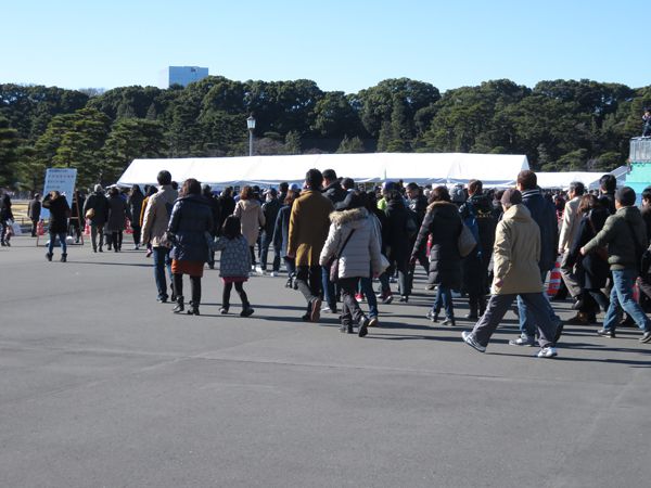 平成３０年１月２日新年一般参賀、靖國神社参拝[東京]