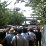 平成２５年８月１５日終戦の日、靖國神社にて戦没者礼拝