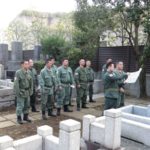 平成２６年２月２６日二十二士の墓、墓参[麻布十番・賢崇寺]