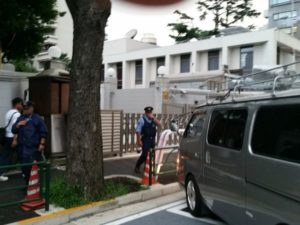 平成２６年７月１１日各大使館抗議行動