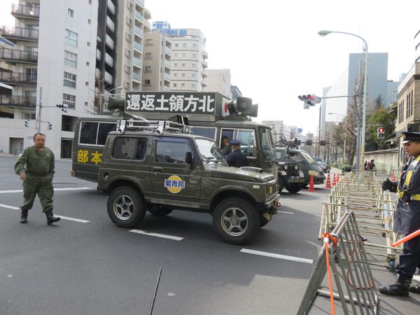 平成２９年３月１２日定例運動[北朝鮮問題・民進党大会抗議]