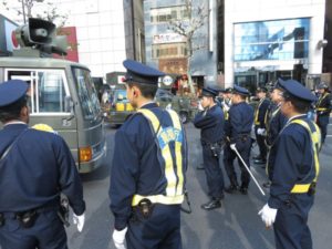平成３０年１月２１日定例運動[韓国問題・全学連抗議]