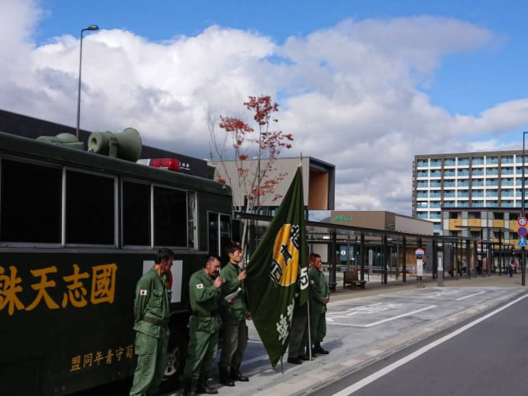 平成３０年１０月２８日國志天誅塾、高山駅前立ち会い演説[第四次安倍政権について]