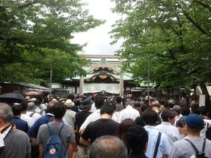 令和元年８月１５日終戦の日、靖國神社参拝・黙祷