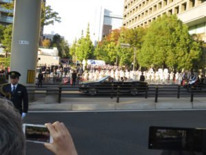 令和元年１１月１０日祝賀御列の儀 赤坂見附通過