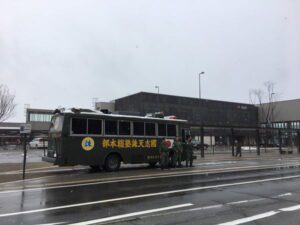 令和２年２月２３日國志天誅塾、高山市内啓蒙活動・JR高山駅前停止街宣[竹島問題]