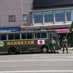 令和４年４月１０日、國志天誅塾高山市内啓蒙活動[日本の平和について・共産党デモ抗議]