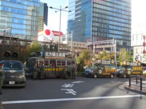 令和４年１１月２７日都内定例運動[国防について]