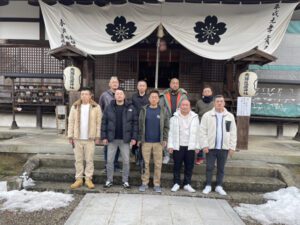 令和６年１月２日國志天誅塾、飛騨護國神社参拝