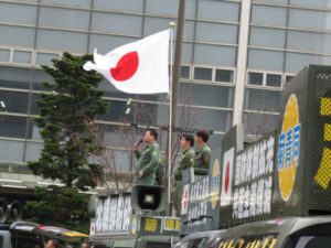 令和６年３月２４日都内定例運動[政治と金、国防]