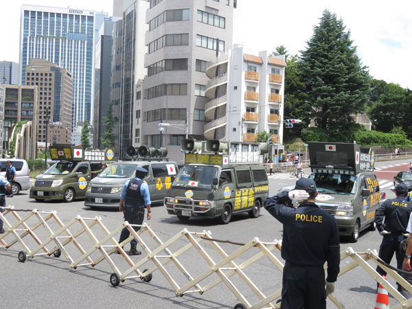 令和６年７月２８日都内定例運動[日本の外交力について]