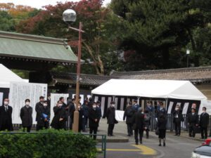 令和６年１１月２６日豊島岡墓地、葬場一般拝礼